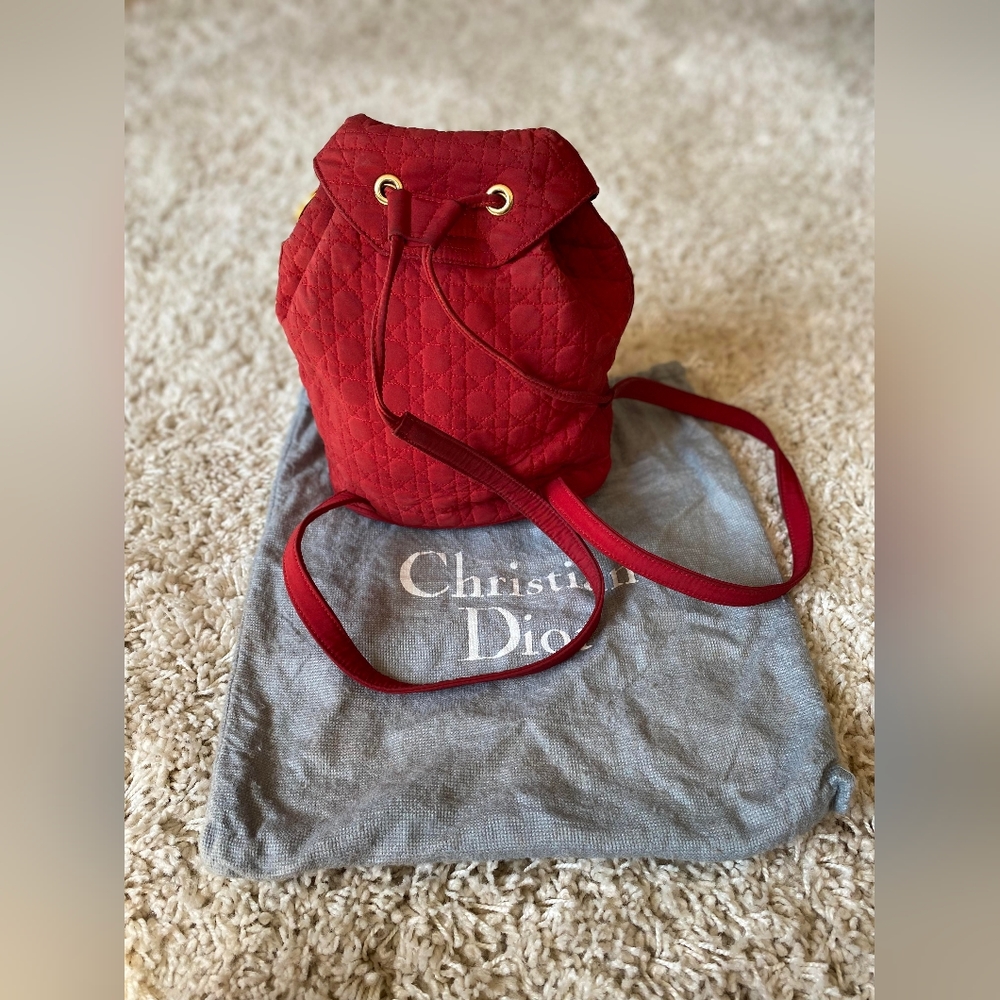 Christian Dior canvas backpack - Picture 4 of 16